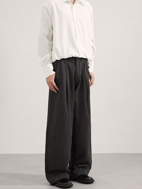 Liber Autumn Men's Color matching Stripes Pants