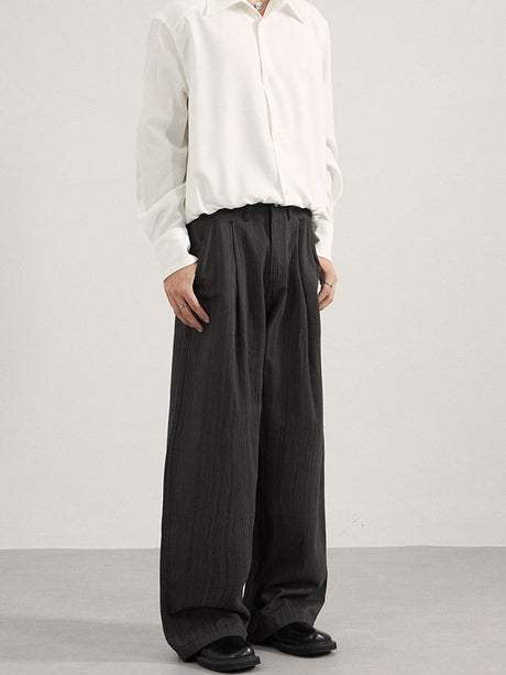 Liber Autumn Men's Color matching Stripes Pants