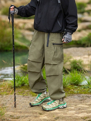 Outdoor Three-proof Water Proof One Pair Of Pants Can Be Worn In Two Ways Tooling Hiking Pants