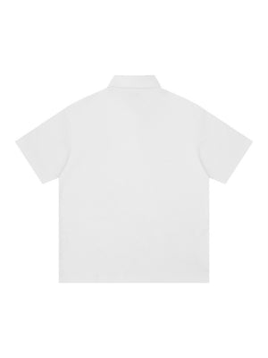 Graffiti Printed Vibe Hip Hop Loose-fit POLO Shirt