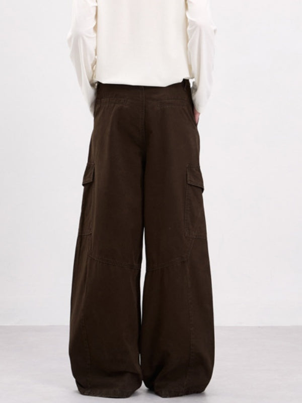 Retro Big Pocket Cargo Trousers