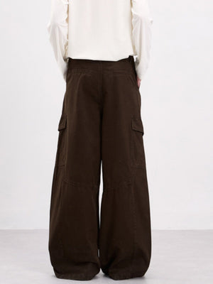 Retro Big Pocket Cargo Trousers