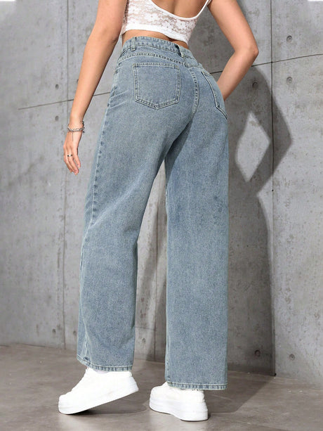 American Straight-leg Jeans