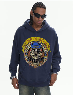 Digital Direct Injection Washing Retro Hoodies