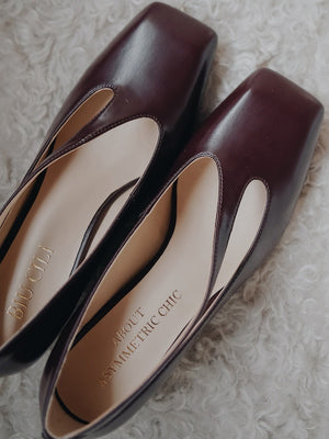BIUCILI | Leading Lady Designer Women's Shoes, French Square Toe, Hollow Design, Elegant High Heels.