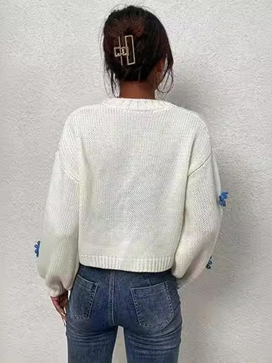 3D Flowers Cardigans