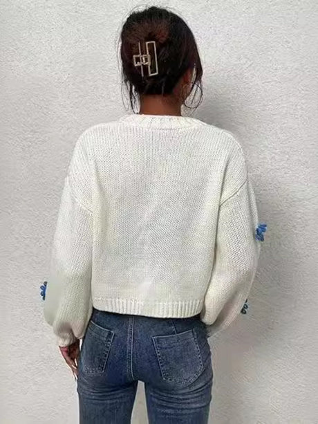 3D Flowers Cardigans