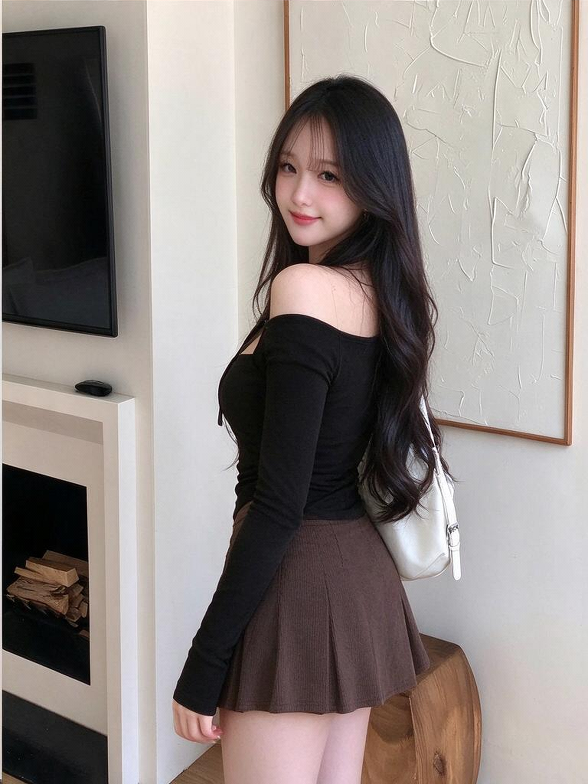 Sexy And Alluring Halter-neck Cardigan Set