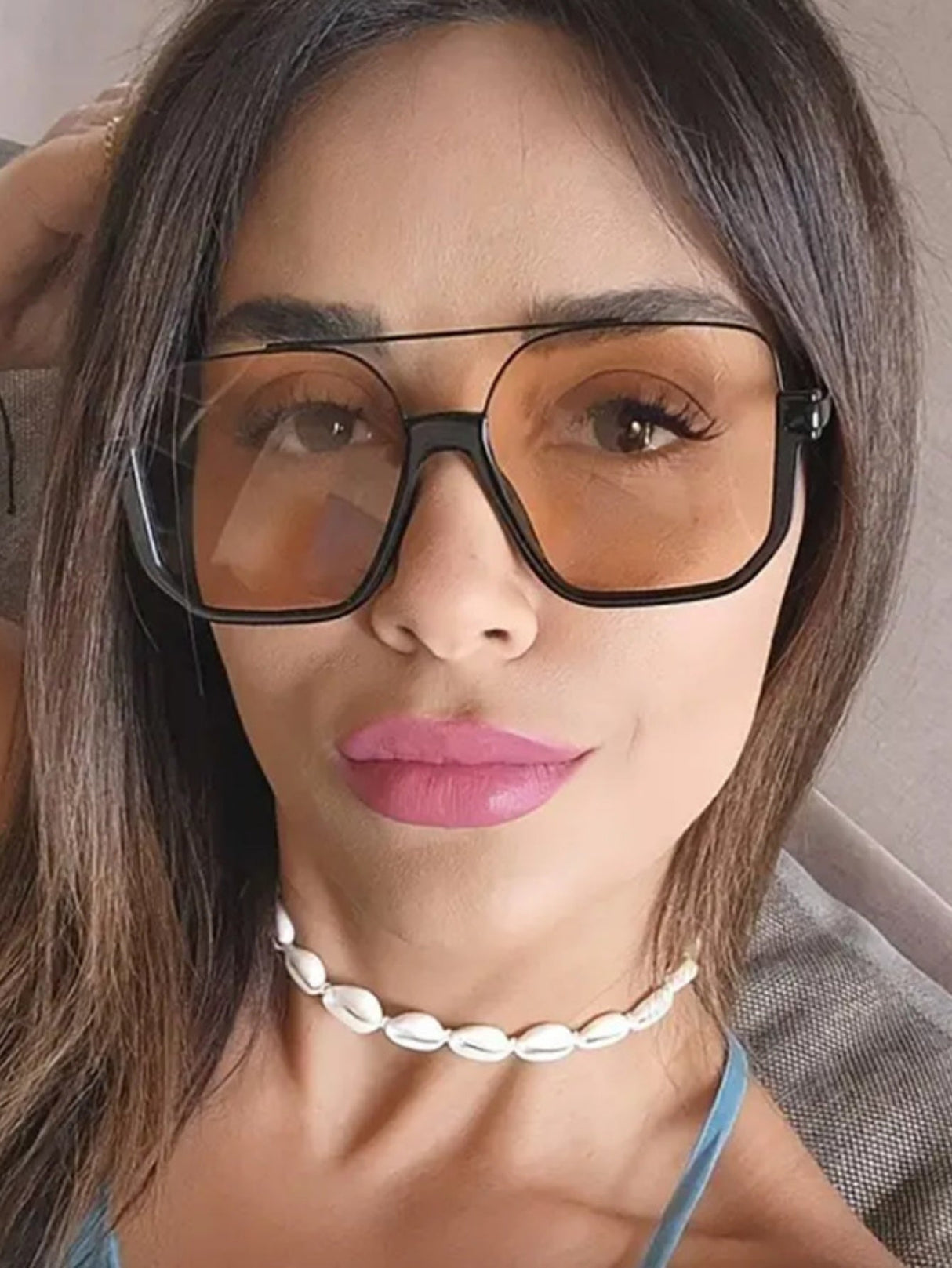 Lunettes de soleil carrées tendance