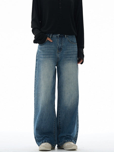 Liber Autumn Neutral wear Pocket decoration Jeans