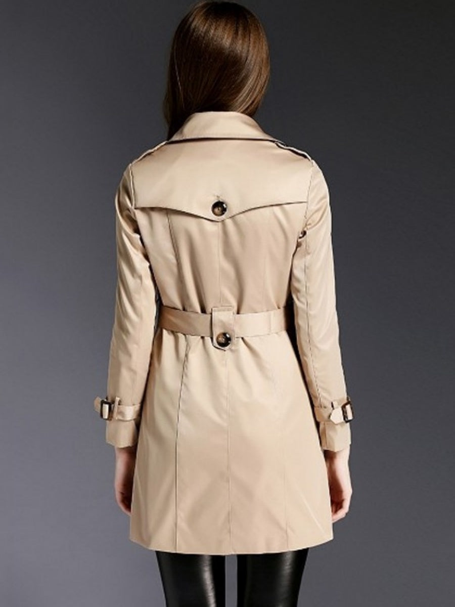 Double-breasted Mid-length Trench Coats