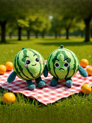 Wassermelonen-Puppen-Schlüsselanhänger