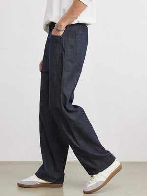 Simple Business Loose-fit Pants