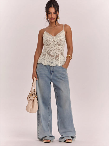 Full-length Lace Fitted Camisole