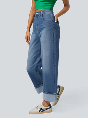 Liber Spring Women's Old Jeans