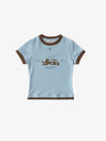 BADBLOOD Lion Sports Color Matching T-shirts