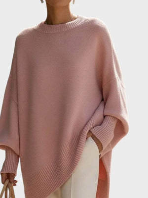 Loose-fit Lazy Longline Knitwear Sweaters