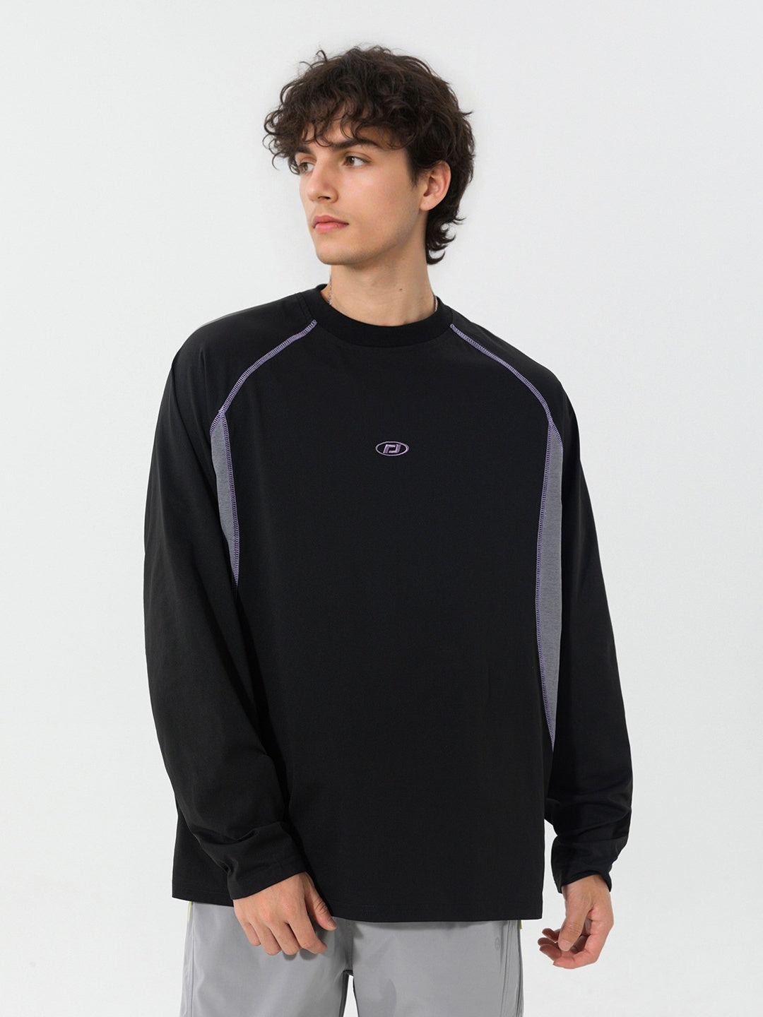 Liber Autumn Men's Patchwork T-shirts