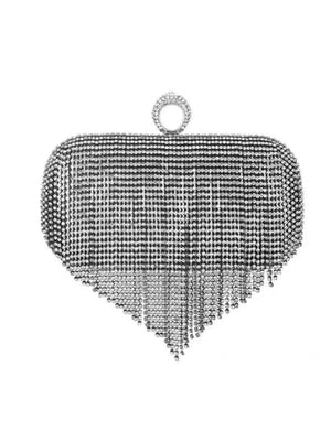 Liber Four Seasons ACC Diamond Tassel Small Square Bag