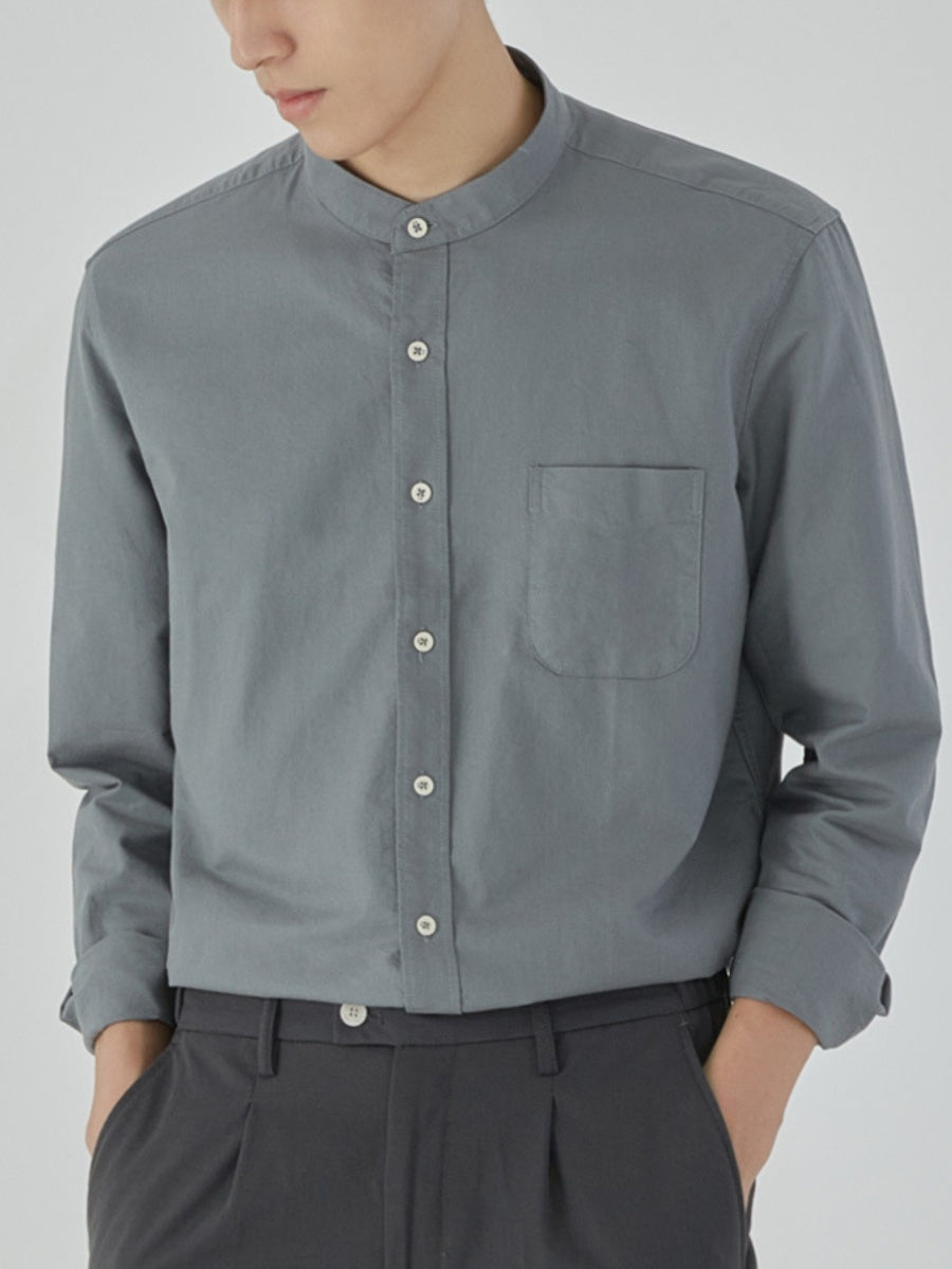 Leisure Stand Collar Shirts