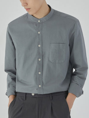 Leisure Stand Collar Shirts