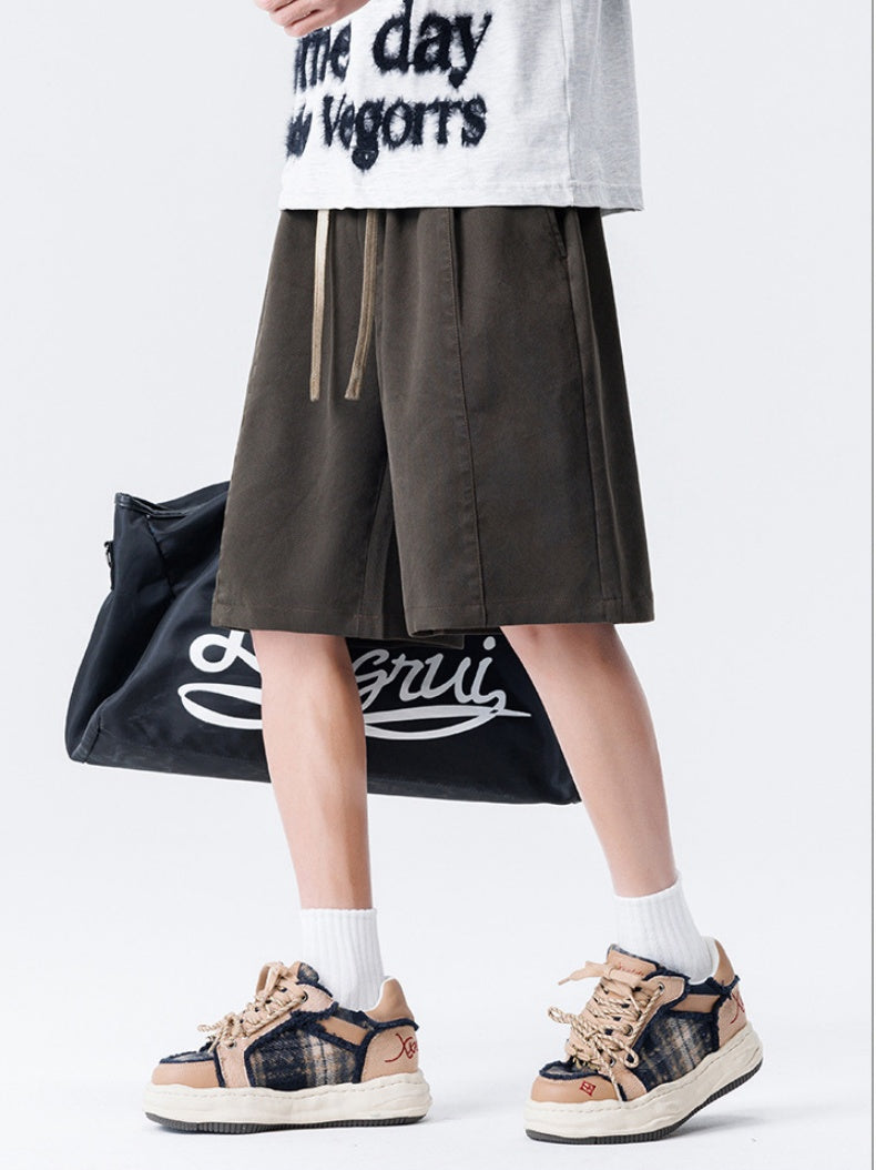 Gradient Loose-fit Leisure Five Points Shorts