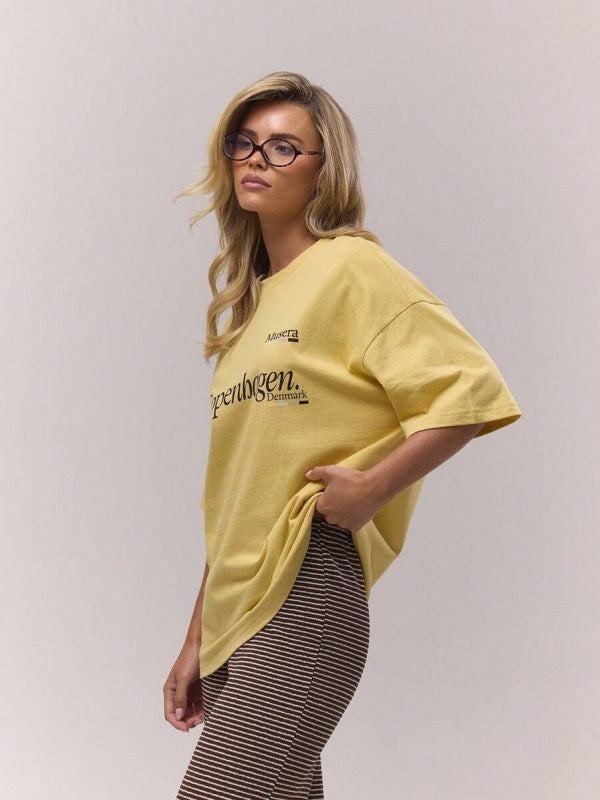 Casual And Versatile Geometric Pattern T-shirt