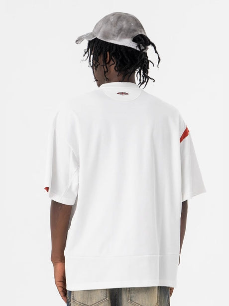 Liber Summer Men's Printed Letter T-shirts