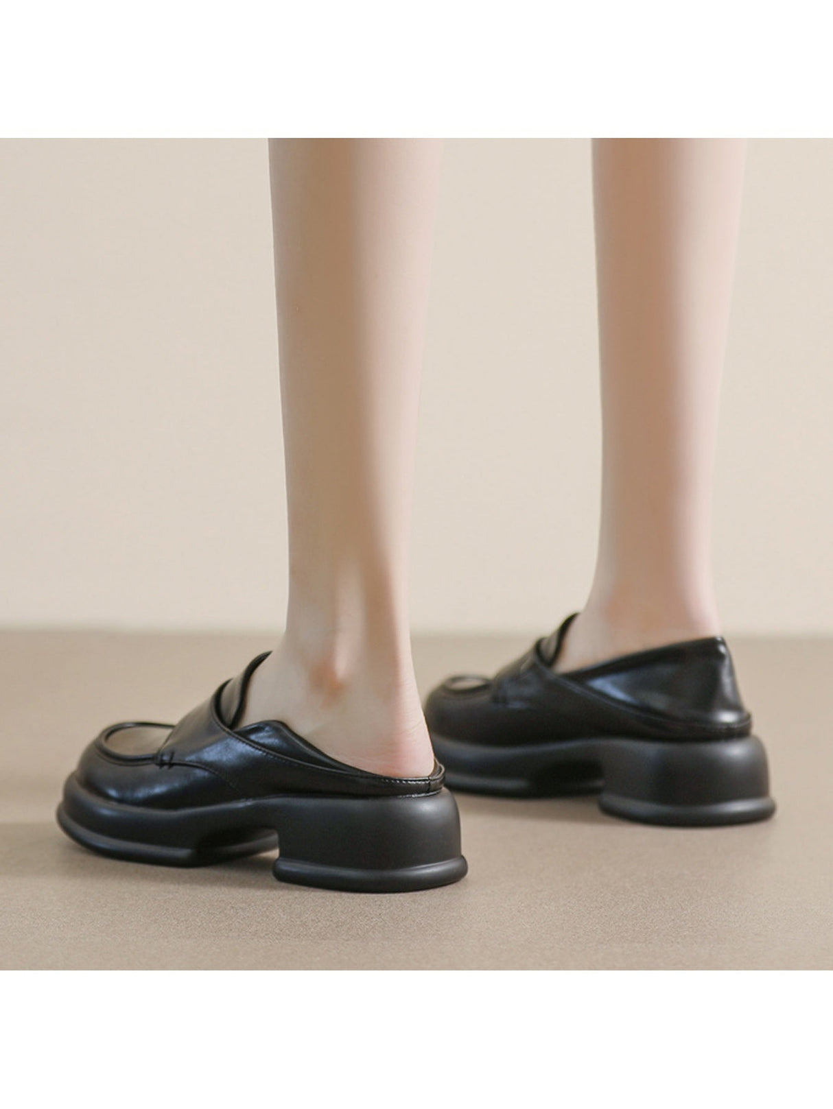 Liber Spring and autumn women's thick-soled loafers