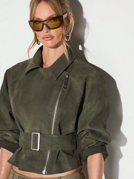 Retro Motorcycle Workwear Long-sleeved Jacket For Autumn And Winter