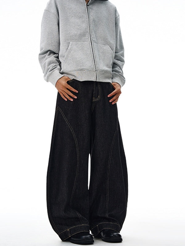 Liber Autumn Neutral wear Pocket decoration Jeans