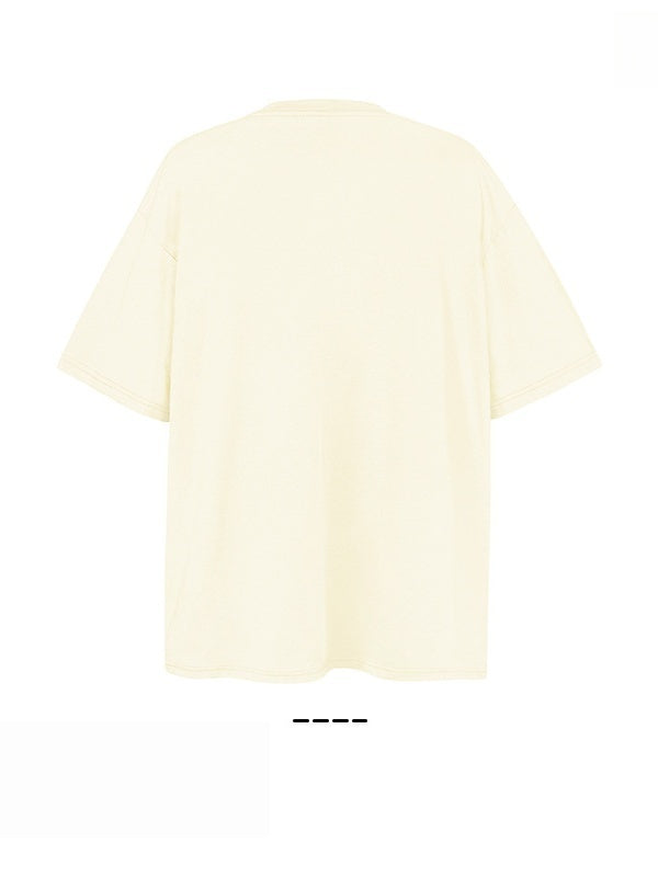 Liber Summer Neutral Printed Pattern T-shirts