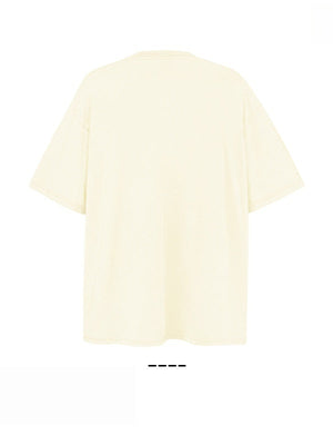 Liber Summer Neutral Printed Pattern T-shirts
