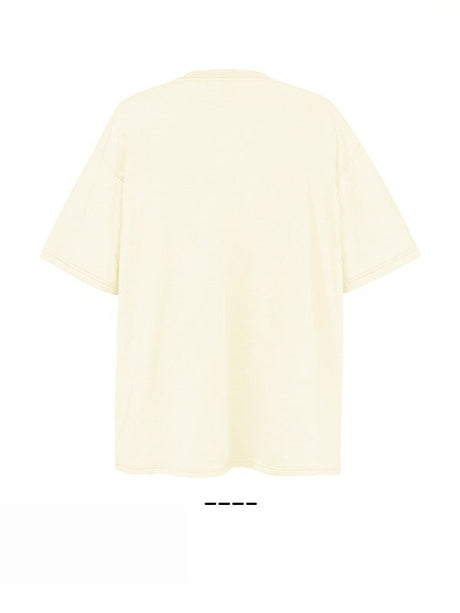 Liber Summer Neutral Printed Pattern T-shirts