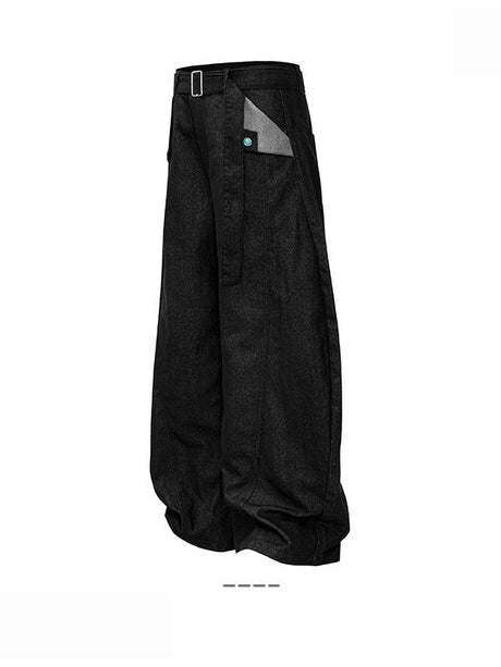 Liber Summer Neutral Belt decoration Jeans