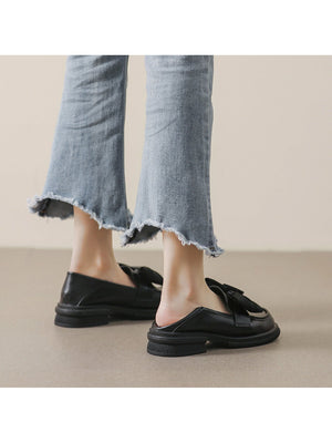 Liber Spring and Autumn Bowknot Women's Loafers