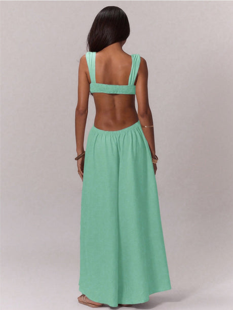 Strapless Bra Showing Off Waist And Back Jumpsuits&Bodysuits