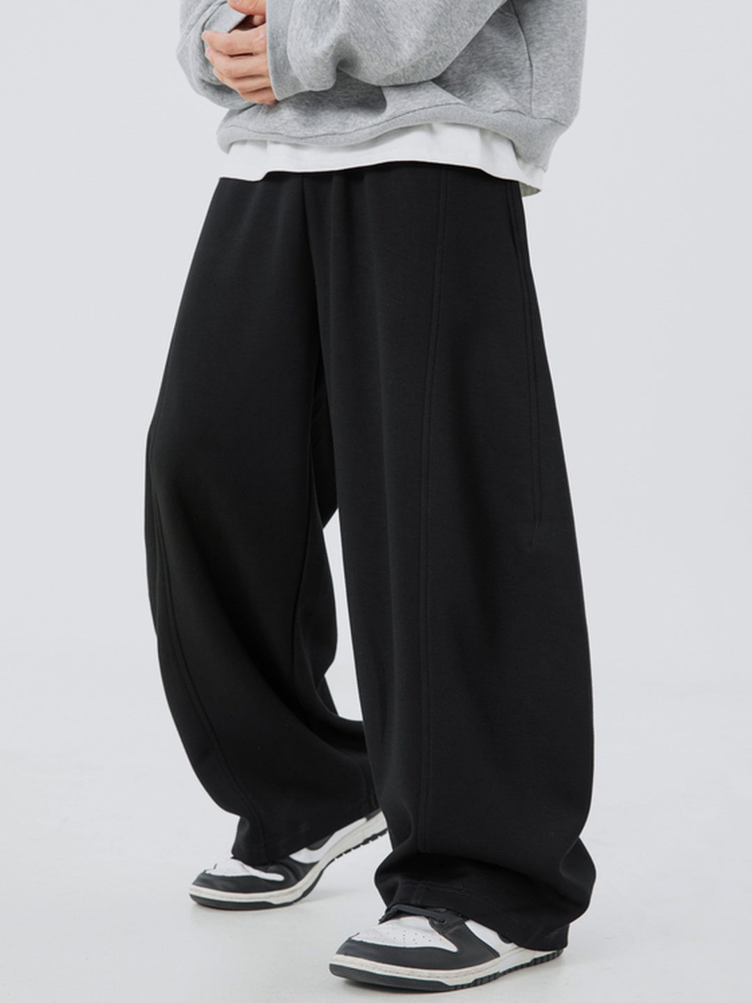 Liber Autumn Men's None Solid Color Pants