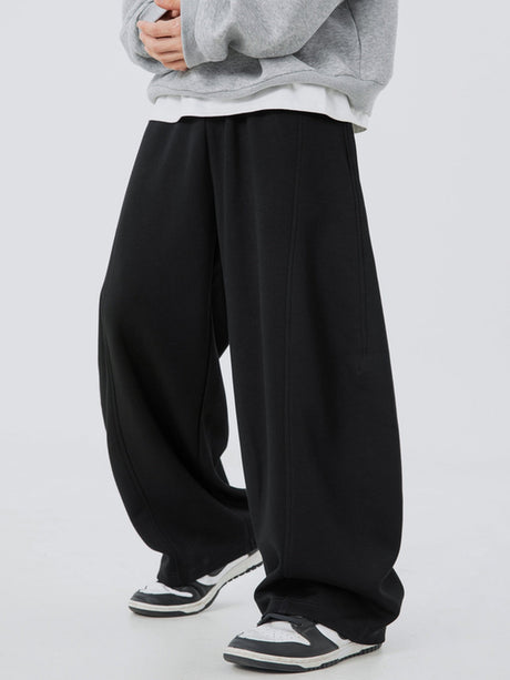Liber Autumn Men's None Solid Color Pants