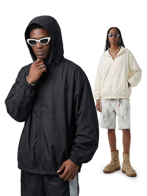 Outdoor Hooded Zipper Sunscreen Coat