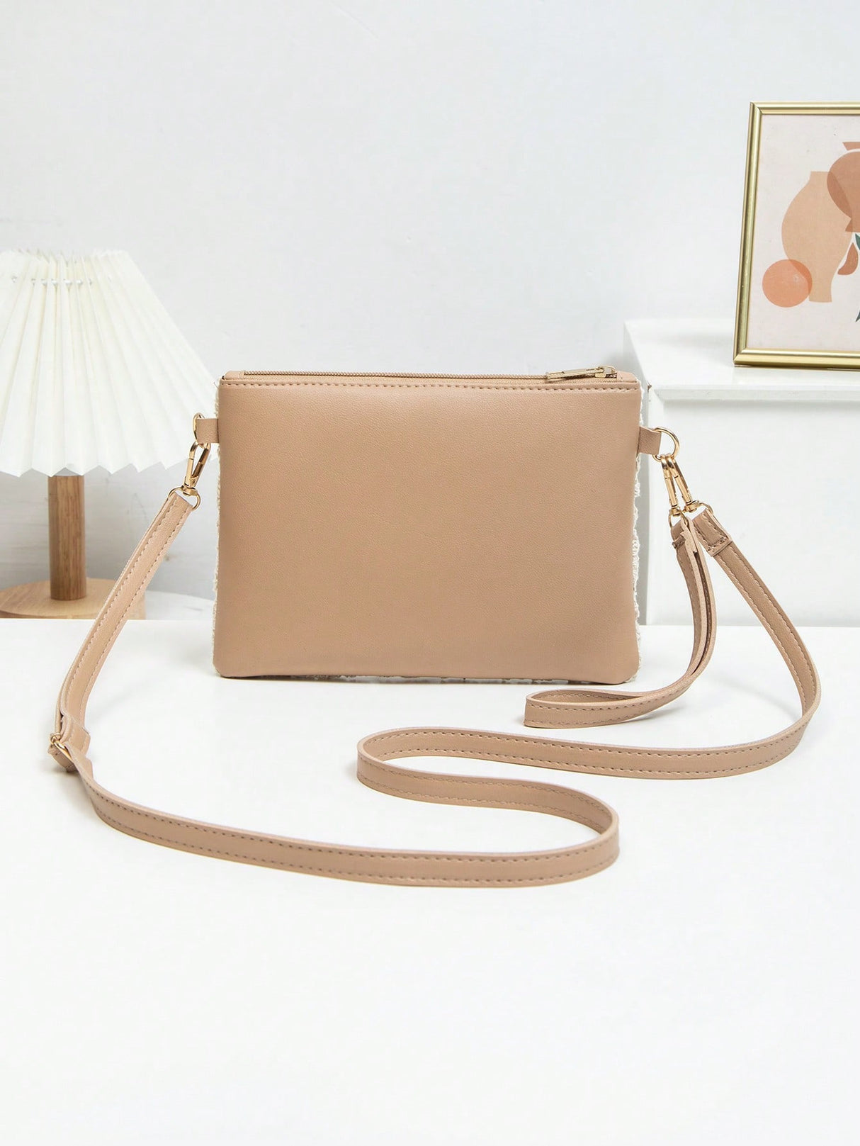 Vacation Lace Cutout Crossbody Bag