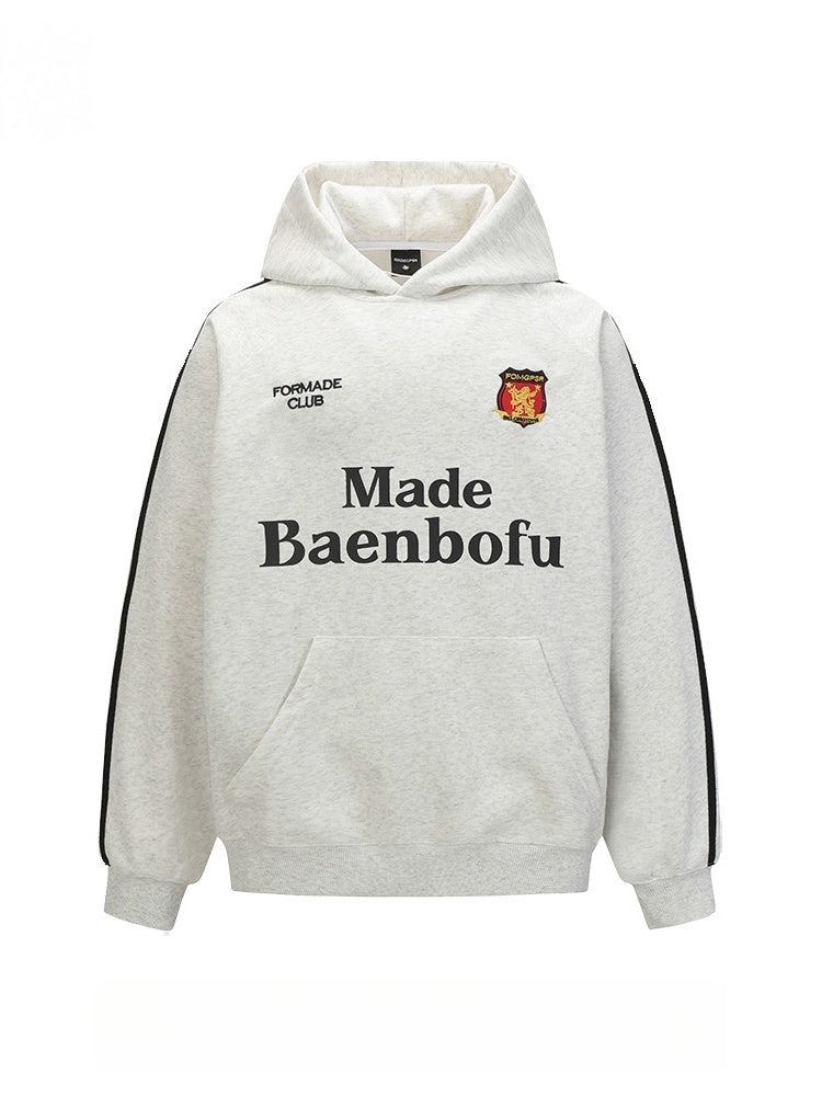 Keep Warm British Embroidered Logo Pole Bar Raglan Hoodies