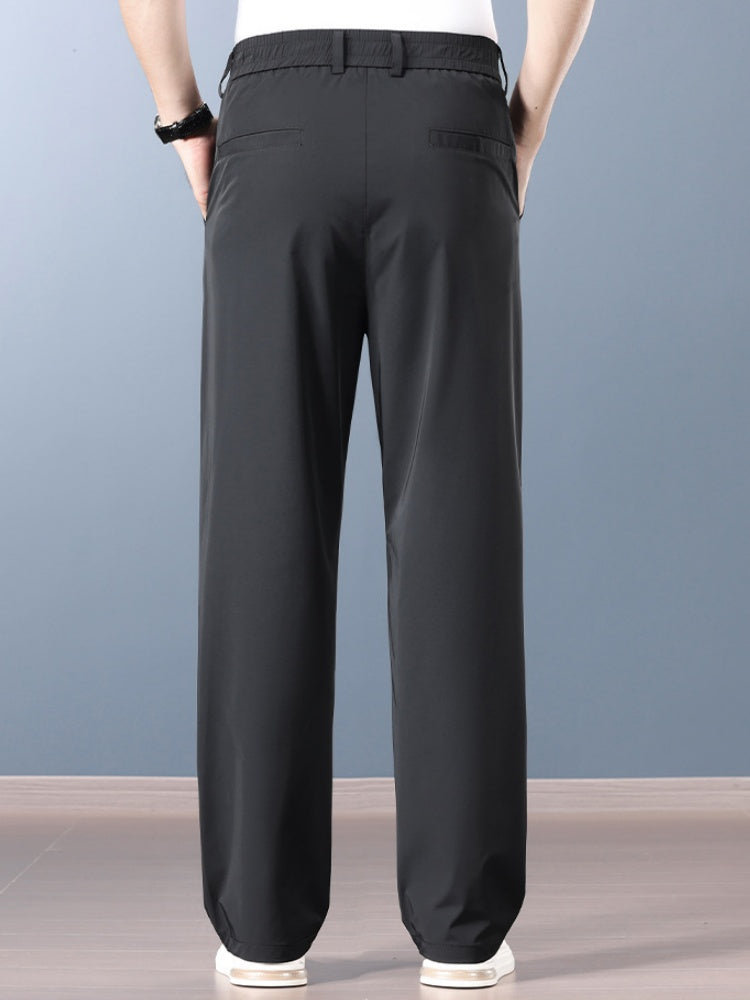 Straight-fit Anti-wrinkle Pants