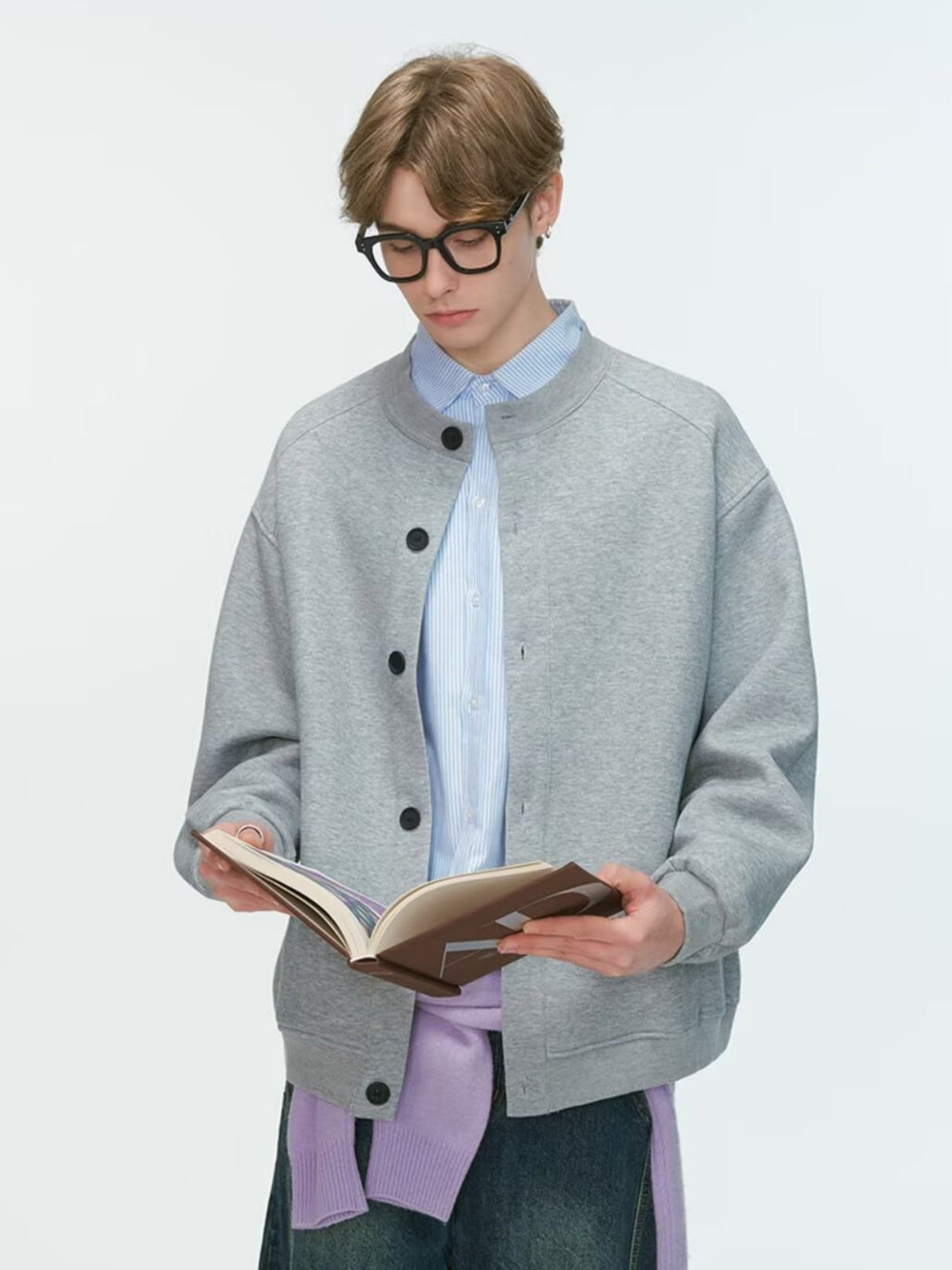 Simplicity Old Money Style Crew Neck Cardigans