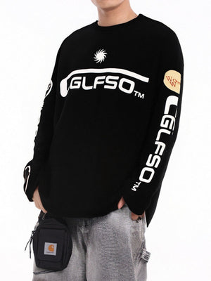 Liber Autumn Neutral wear Printed Creativity T-shirts