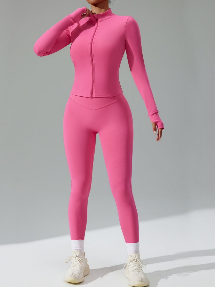 Tight Fit Yoga Sports Quick-drying Three-piece Gym Outfit