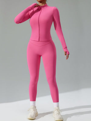 Tight Fit Yoga Sports Quick-drying Three-piece Gym Outfit