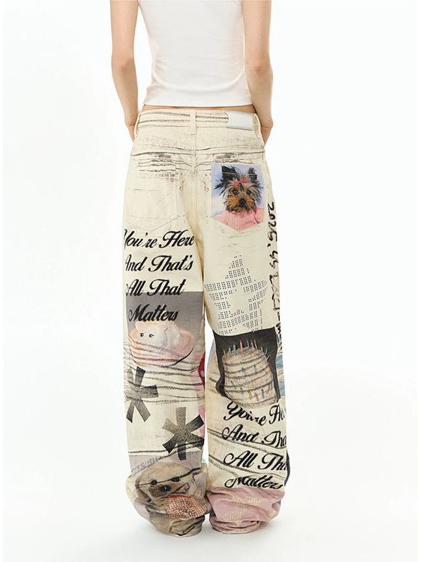 Liber Summer Neutral wear Old Jeans