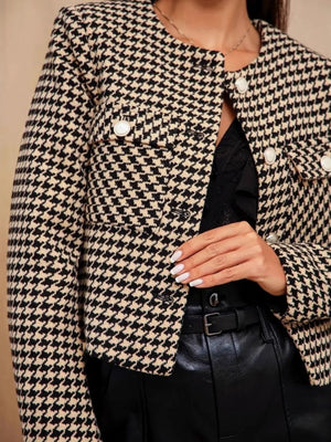 Liber Summer Women's Splicing Color matching Jackets