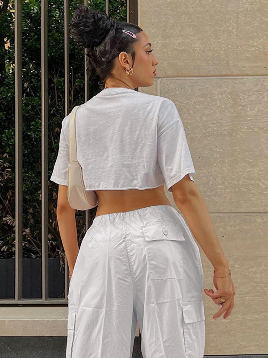 Low-rise Drawstring Jogger Pants